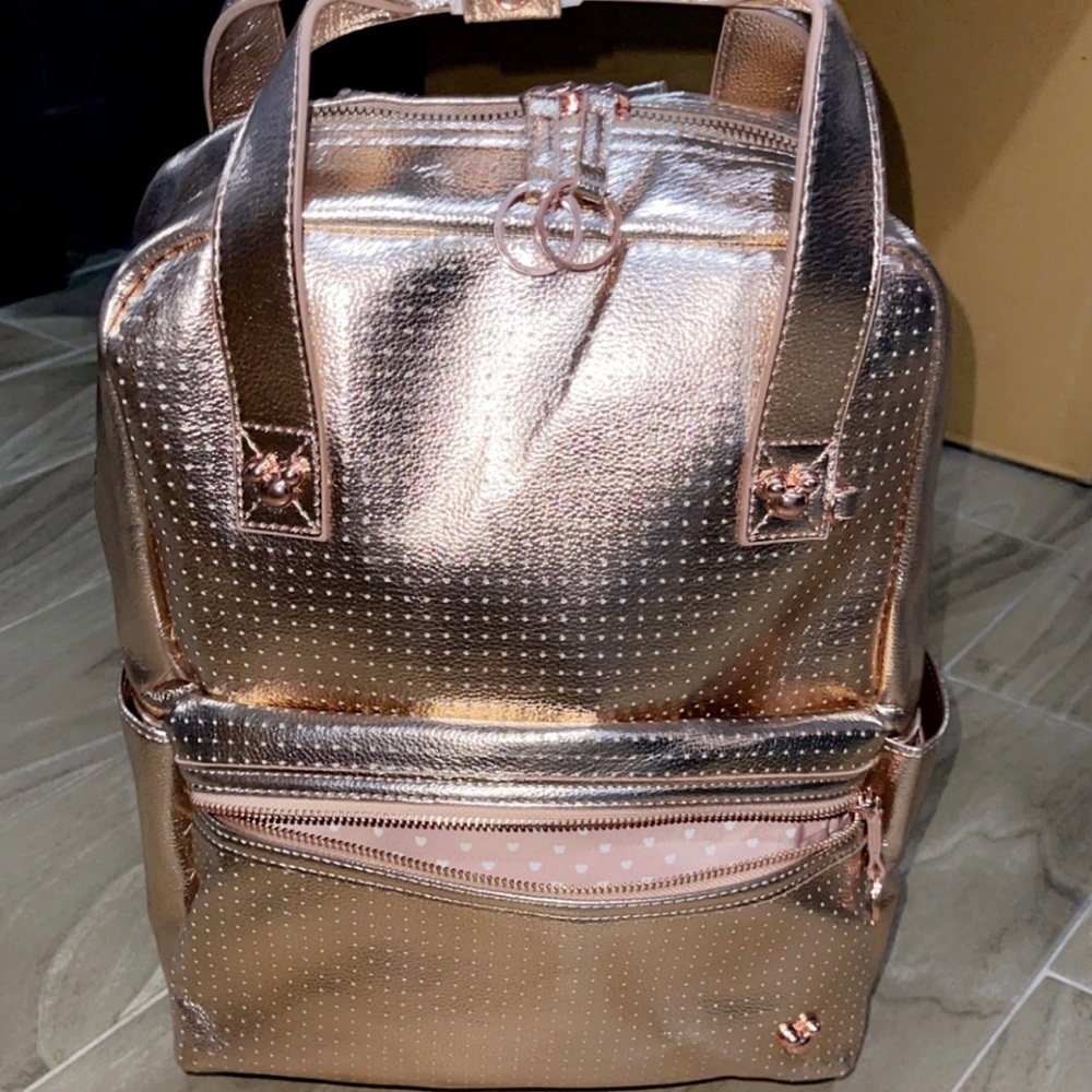 Disney Parks Mickey Mouse Rose Gold Icon Flair